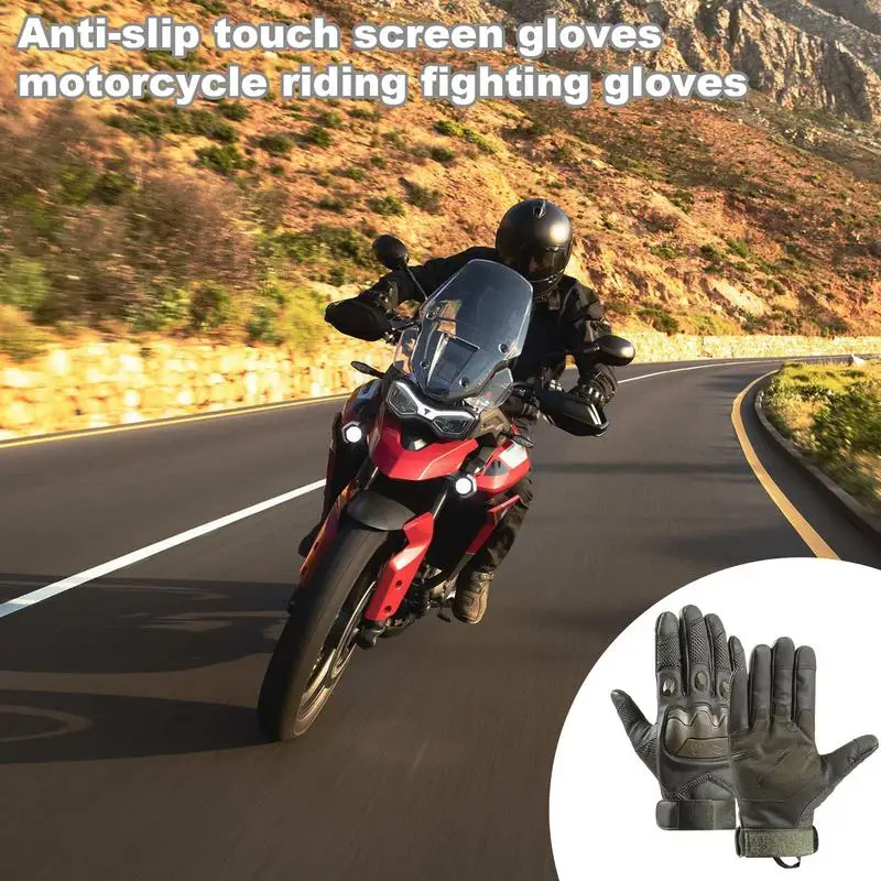 Motorcycle Touchscreen Non-Slip Gloves - Image 4