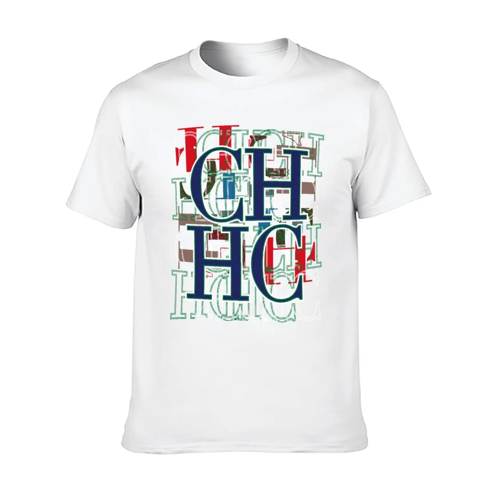 CHCH Men's Letter pattern Casual T-shirt. - Image 5